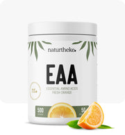 EAAS Amino Pulver naturtheke, eaas, essentielle aminosäuren, aminosäuren komplex, eaas pulver, aminosäuren pulver, essential amino acids, eaas supplement, eaas kaufen, geschmack orange