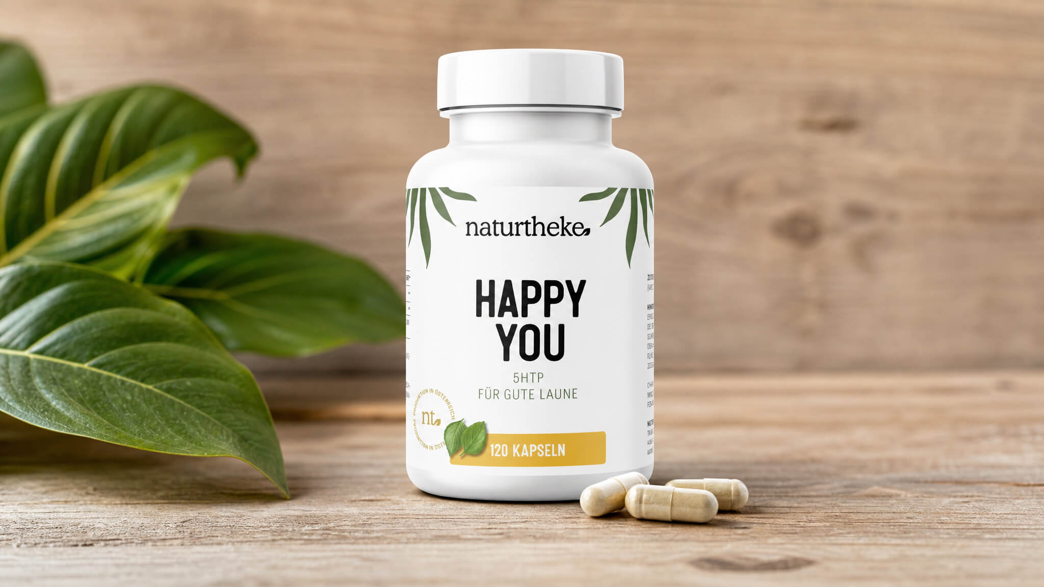 Happy You 5 htp naturtheke, 5 hydroxytryptophan, 5 htp kapseln, griffonia, htp 5 kaufen, griffoniasimplicifolia, 5 htp tabletten, 5 htp kapseln kaufen