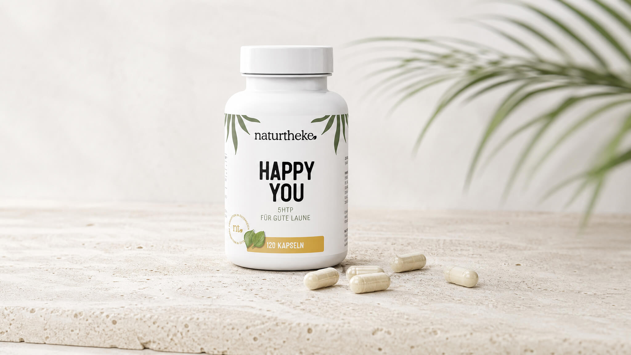 Happy You 5 htp naturtheke, 5 hydroxytryptophan, 5 htp kapseln, griffonia, htp 5 kaufen, griffoniasimplicifolia, 5 htp tabletten, 5 htp kapseln kaufen